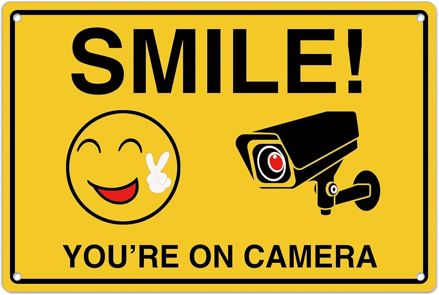 Home Security Cameras Outdoor - Smile Youre On Camera Signs ;