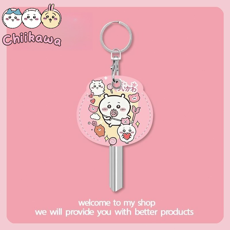 Home Security Key - Chiikawa Cute Cartoon Hachiware Key Protection