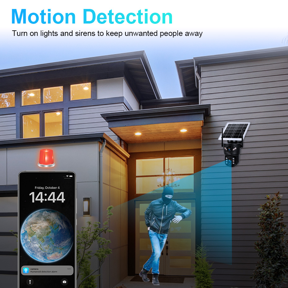 KERUI 6MP 4G SIM WiFi Solar Ca - огляд і ціна Home Security Video Cameras