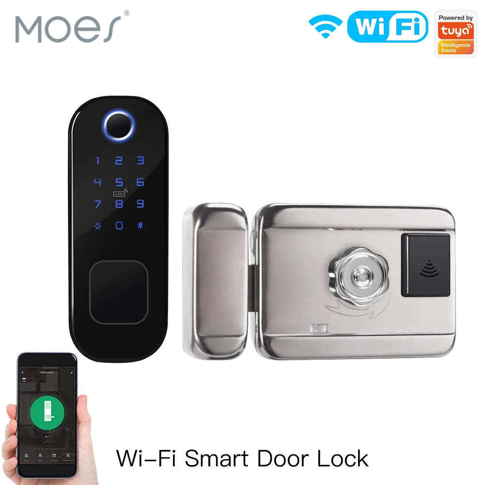 MOES WiFi Tuya Smart Lock Door - огляд і ціна Home Security Key