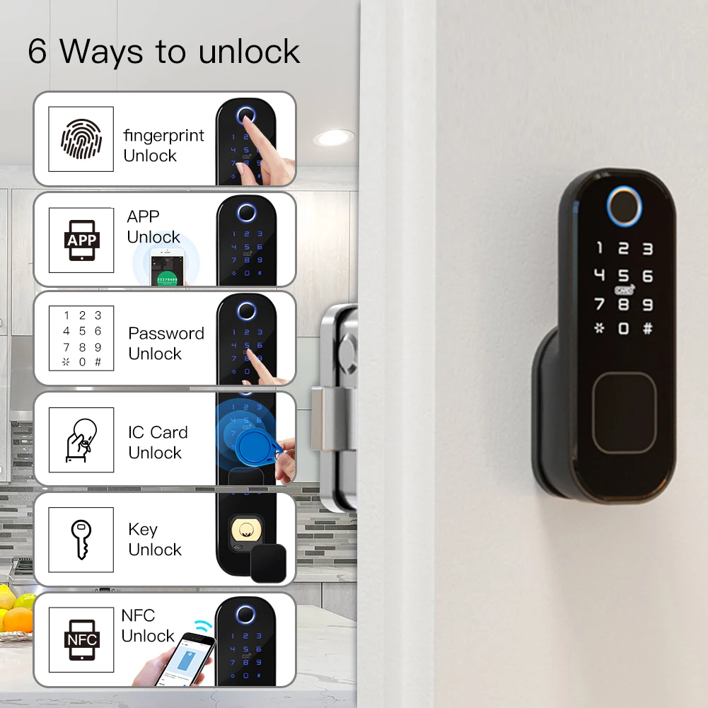 MOES WiFi Tuya Smart Lock Door - огляд і ціна Home Security Key