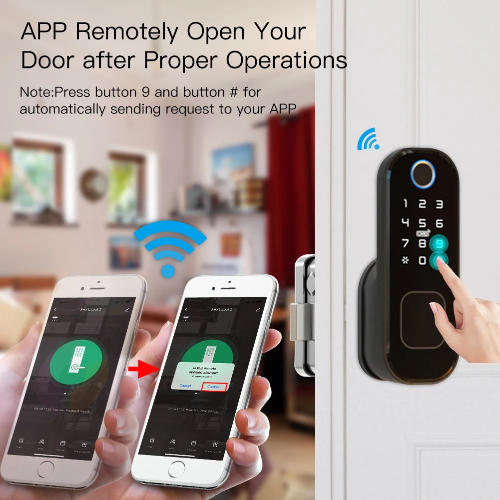 MOES WiFi Tuya Smart Lock Door - огляд і ціна Home Security Key