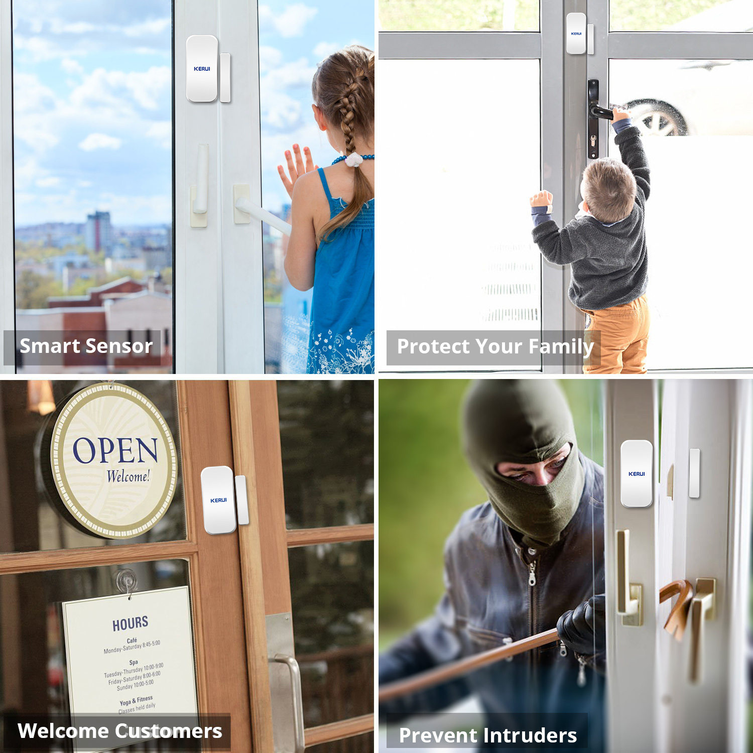 KERUI D035 433MHz Wireless Win - огляд і ціна Home Security Deals