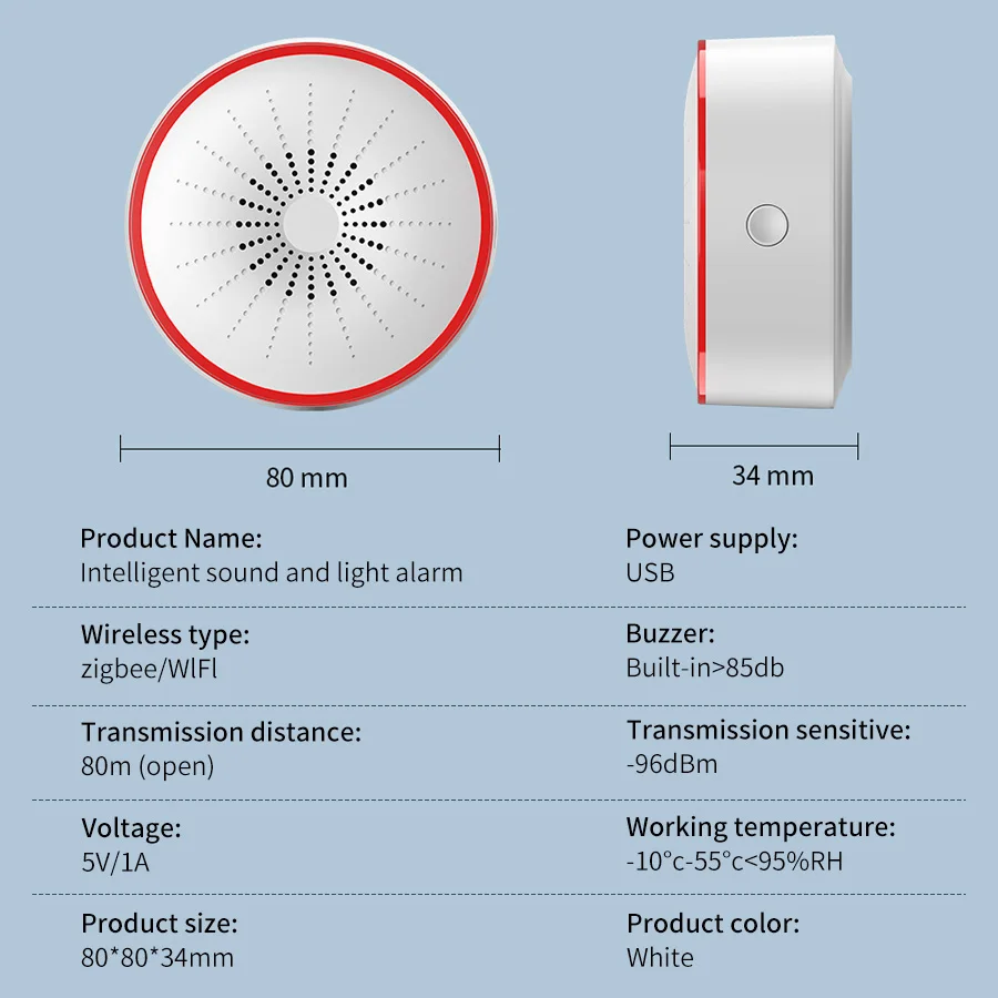Tuya WiFi ZigBee Smart Alarm S - огляд і ціна Home Security Deals