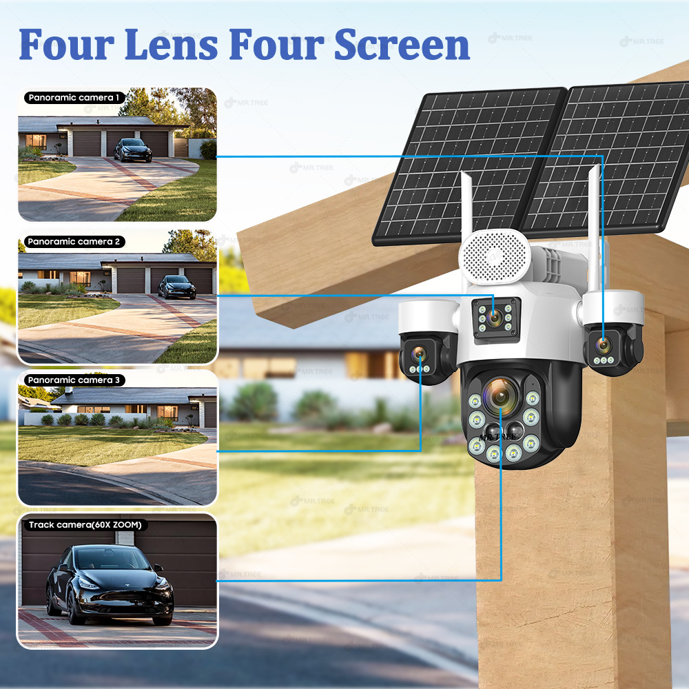 AOV Four Lens Outdoor Surveill - огляд і ціна Home Security Video Cameras