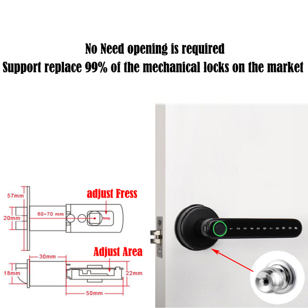 TTLock Smart Bluetooth Fingerp - огляд і ціна Home Security Key