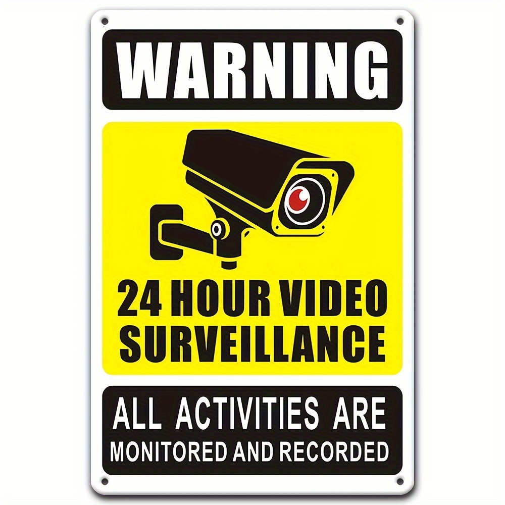 24/7 Video Surveillance Warnin - огляд і ціна Home Security Cameras Outdoor