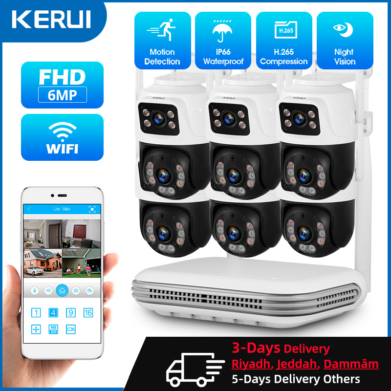 KERUI Waterproof 6MP HD Wirele - огляд і ціна Home Security Video Cameras