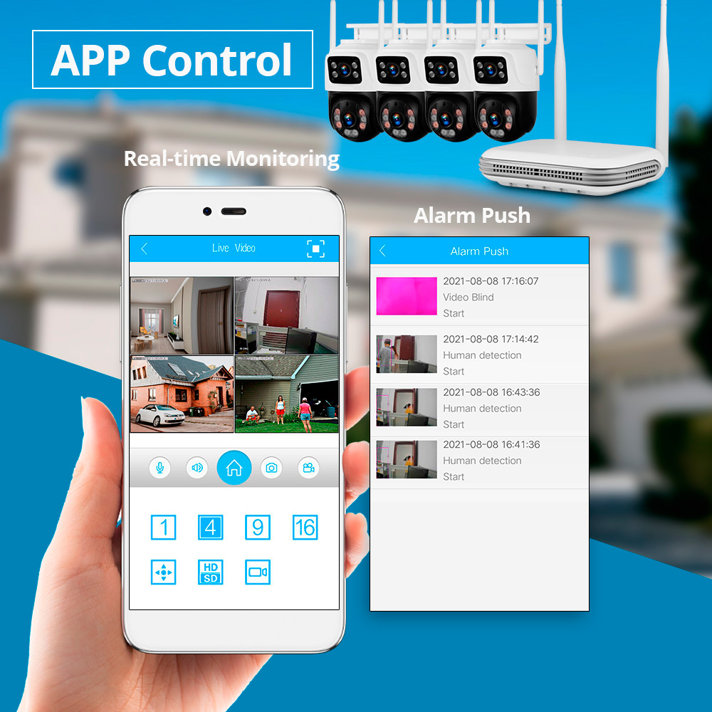 KERUI Waterproof 6MP HD Wirele - огляд і ціна Home Security Video Cameras