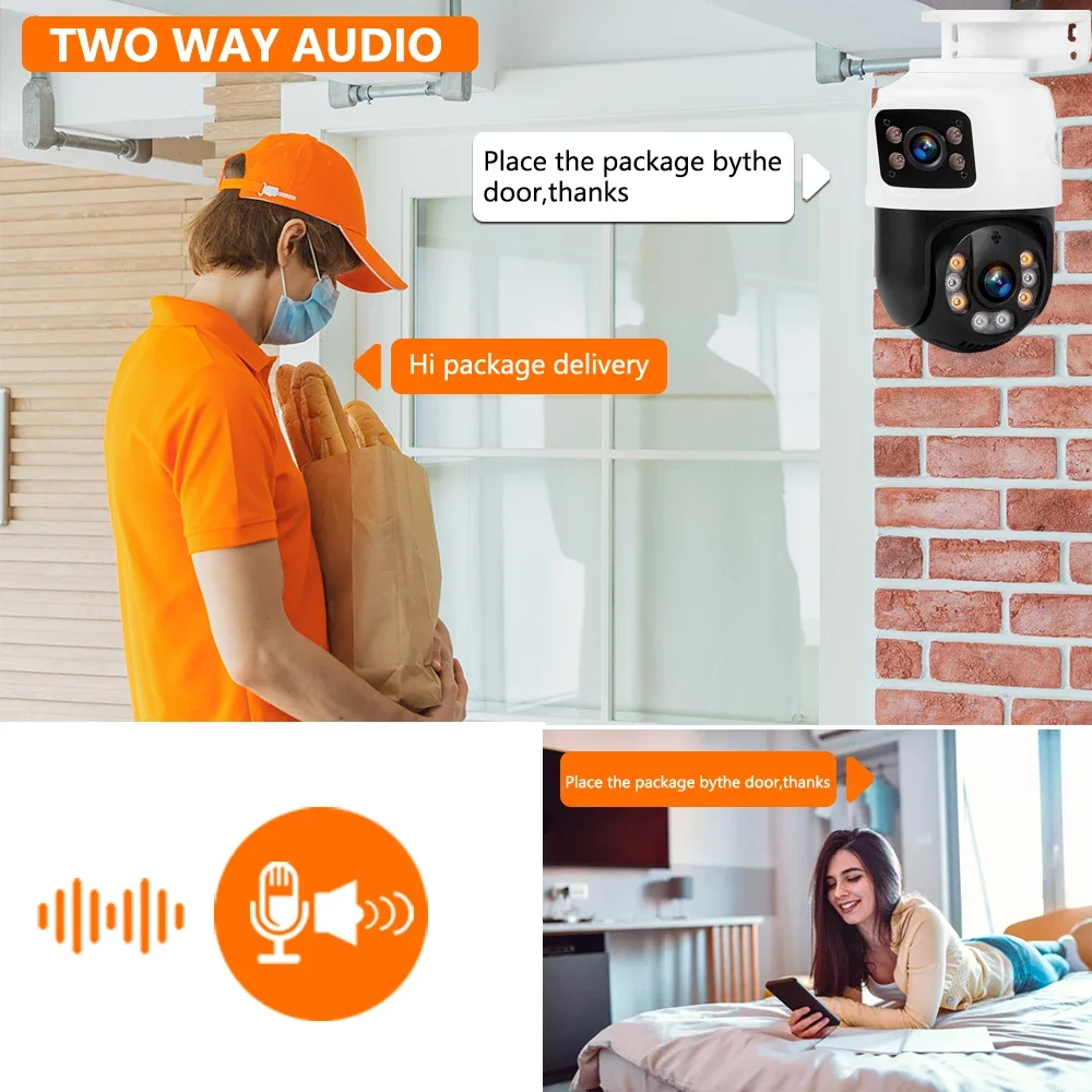 Outdoor 8MP POE PTZ Security C - огляд і ціна Home Yard Security Cameras