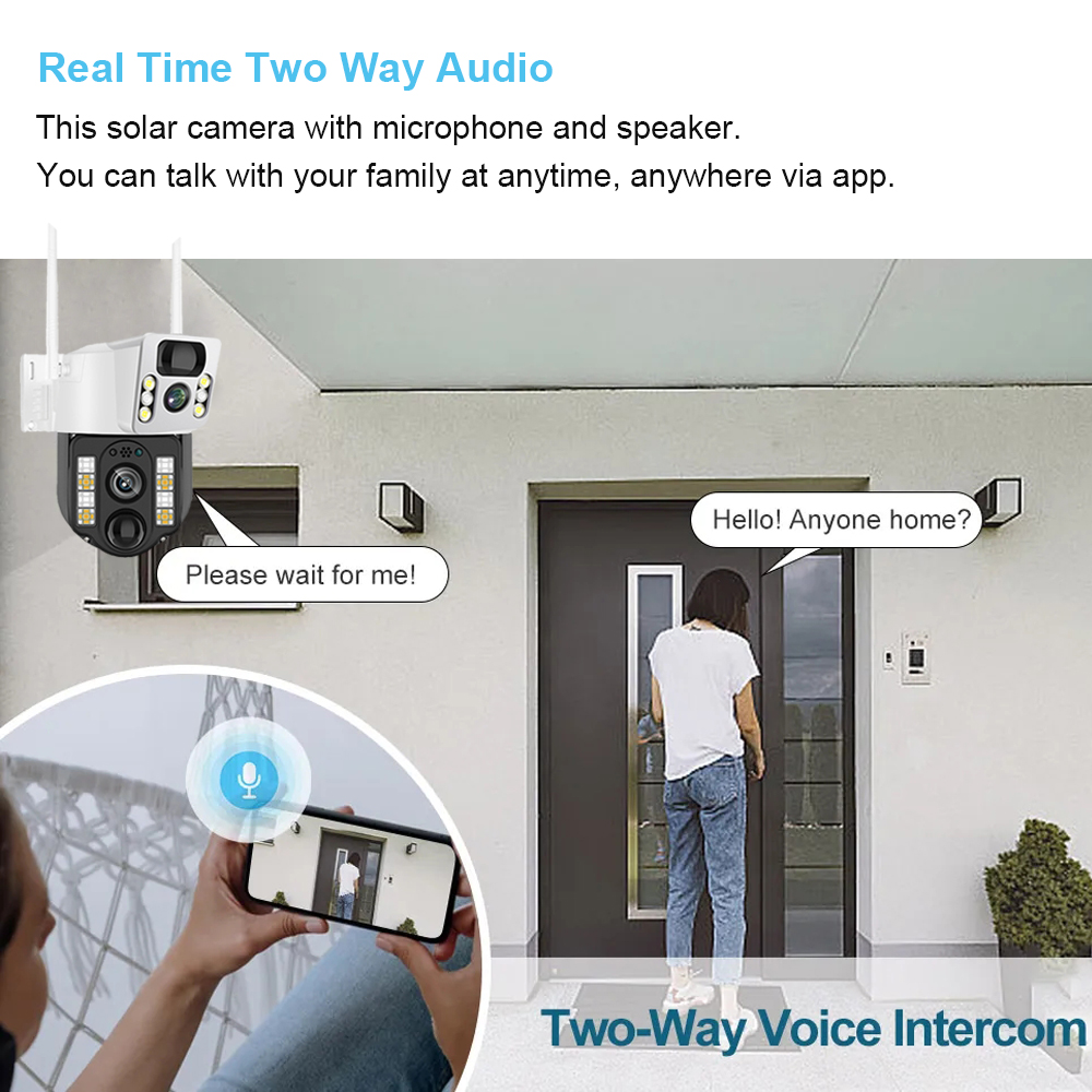 WiFi/4G Solar Camera IP CCTV S - огляд і ціна Home Security Video Cameras