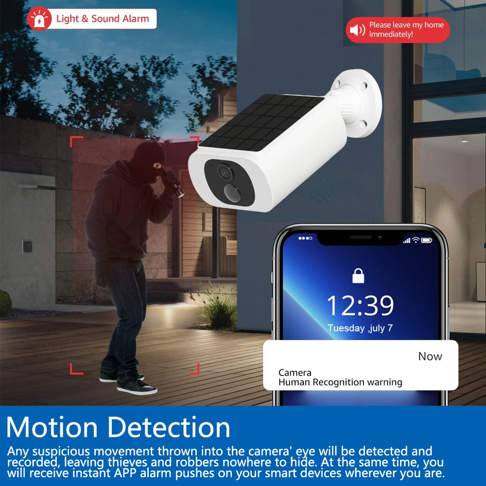 Tuya 5MP Solar Security Camera - огляд і ціна Home Security Video Cameras