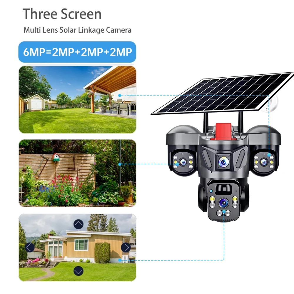 KERUI Outdoor PTZ 6MP 4G SIM W - огляд і ціна Home Security Video Cameras