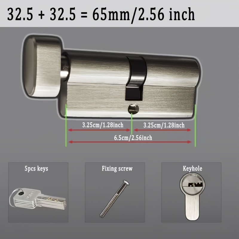 1Pc European Standard All-Copp - огляд і ціна Home Security Key